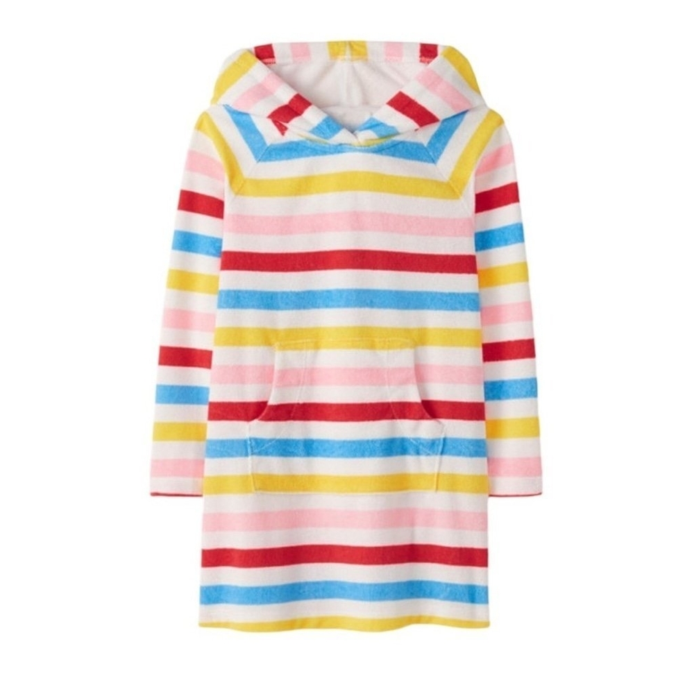 Hanna Anderson Terry Terrycloth Beach Swim Coverup Rainbow